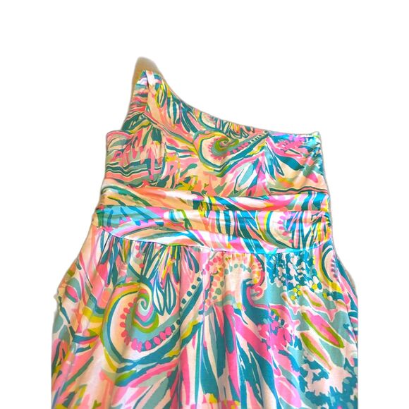 Lilly Pulitzer Mooney Midi Dress Carnivale Coral $198 Size S - Picture 4 of 6